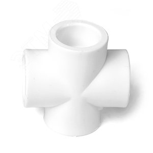 Крестовина 20 полипропиленовая PPR белая - фото 2