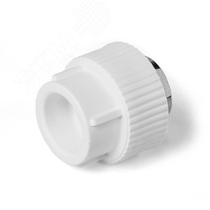 Муфта комбинированная 32x1' ВР под ключ полипропиленовая PPR белый - фото 4