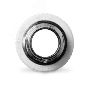 Муфта комбинированная 32x1' ВР под ключ полипропиленовая PPR белый - фото 6