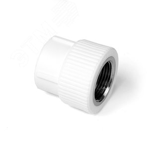 Изображение товара Муфта комбинированная 40x1' ВР полипропиленовая PPR белая (шт)