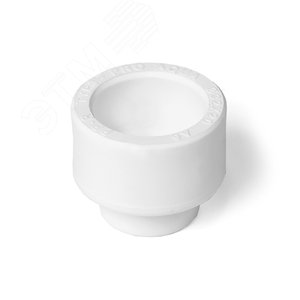 Муфта переходная 32x25 полипропиленовая PPR белая - фото 3