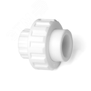 Изображение товара Соединение разборное 20 полипропиленовое PPR белое (шт)
