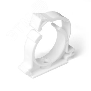 Опора 50 мм PPR, с креплением, белая - фото 4