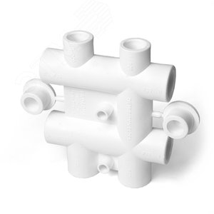 Изображение товара Распределительный блок 25x20 для систем водоснабжения полипропиленовый PPR белый (шт)