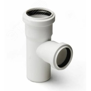 Изображение товара Тройник 50х40 87 град, для малошумной канализации (шт)