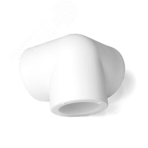 Тройник 20 мм двухплоскостной, полипропиленовый PPR белый - фото 3