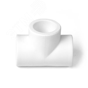 Тройник 32 мм полипропиленовый PPR белый - фото 3