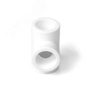 Тройник 32 мм полипропиленовый PPR белый - фото 4