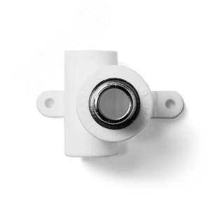 Угольник комбинированный 20х1/2' ВР байпасный для смесителя, полипропиленовый PPR, белый - фото 6