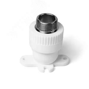 Водорозетка 20x1/2' НР полипропиленовая PPR белая - фото 2