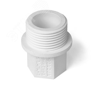 Заглушка 3/4' резьбовая, полипропиленовая PPR серая - фото 3