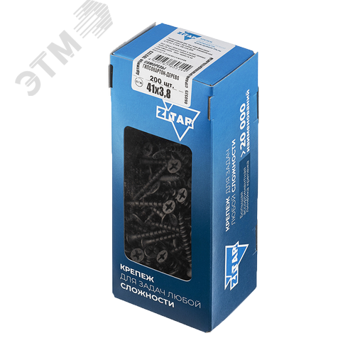 Изображение товара Саморез ШСГД 3.8х41 (200 шт) - коробка (упак)