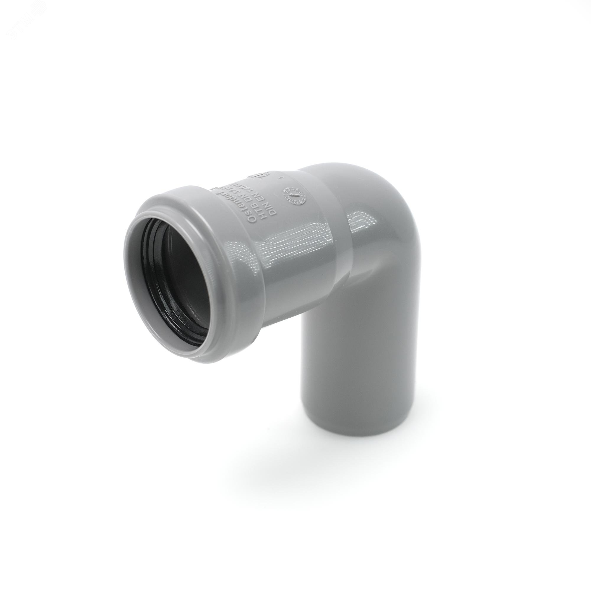 Изображение товара Отвод 32 87 град для внутренней канализации Ostendorf, серый