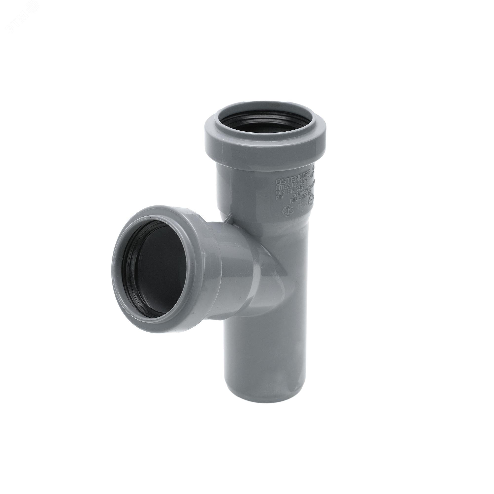 Изображение товара Канализационный тройник 40 мм 67 градусов Ostendorf для внутренней системы
