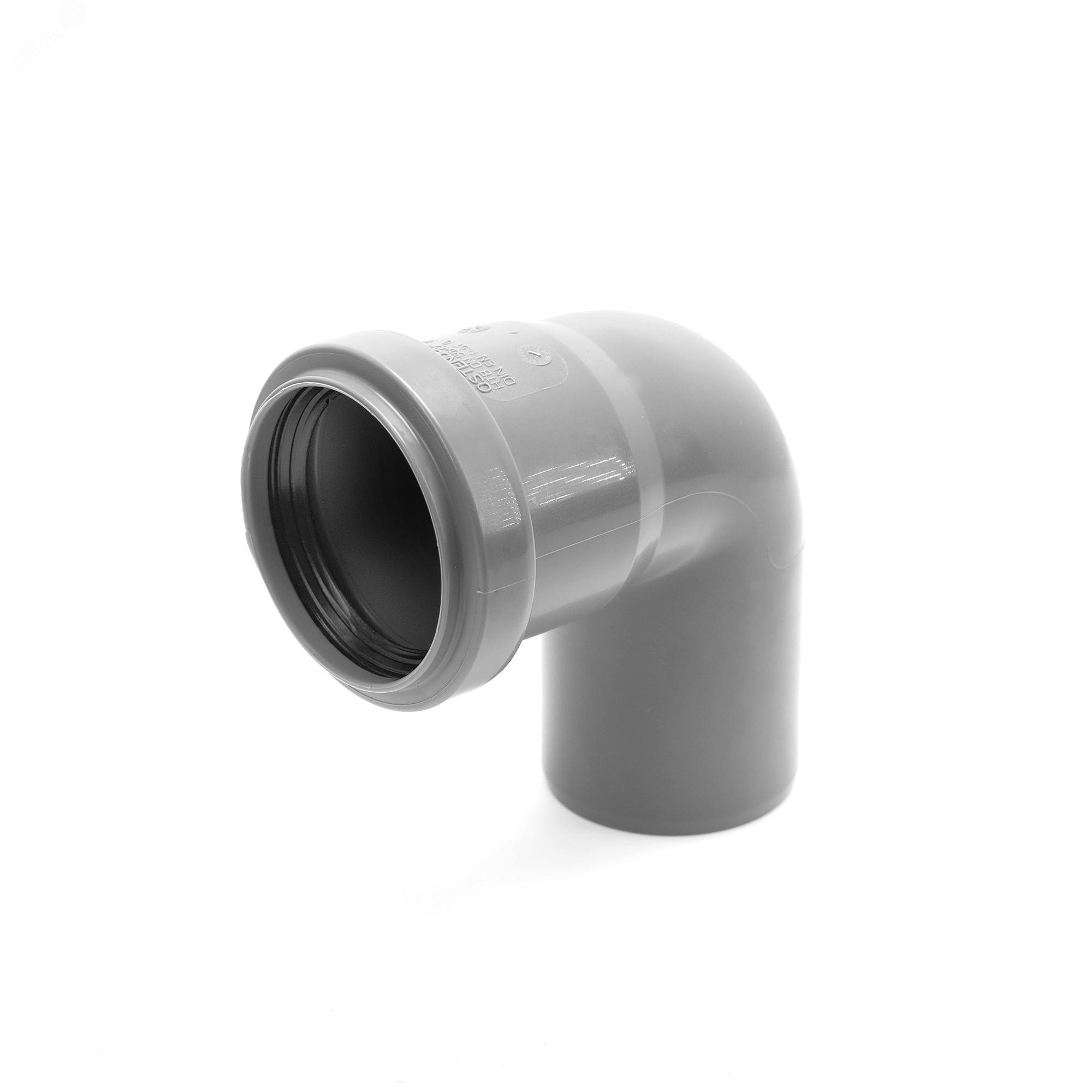 Изображение товара Отвод 50 87 град для внутренней канализации из полипропилена Ostendorf