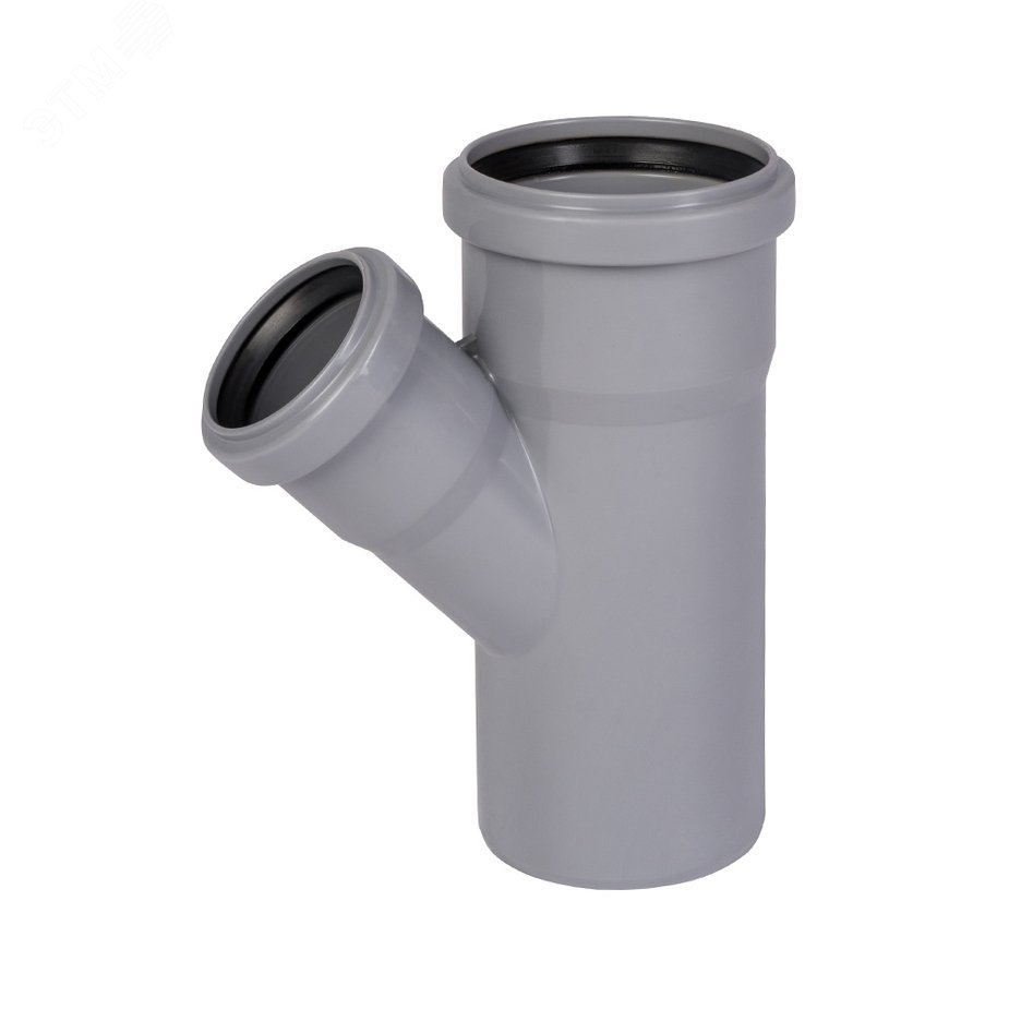 Изображение товара Канализационный тройник 75х50 45 градусов Ostendorf для внутренней канализации