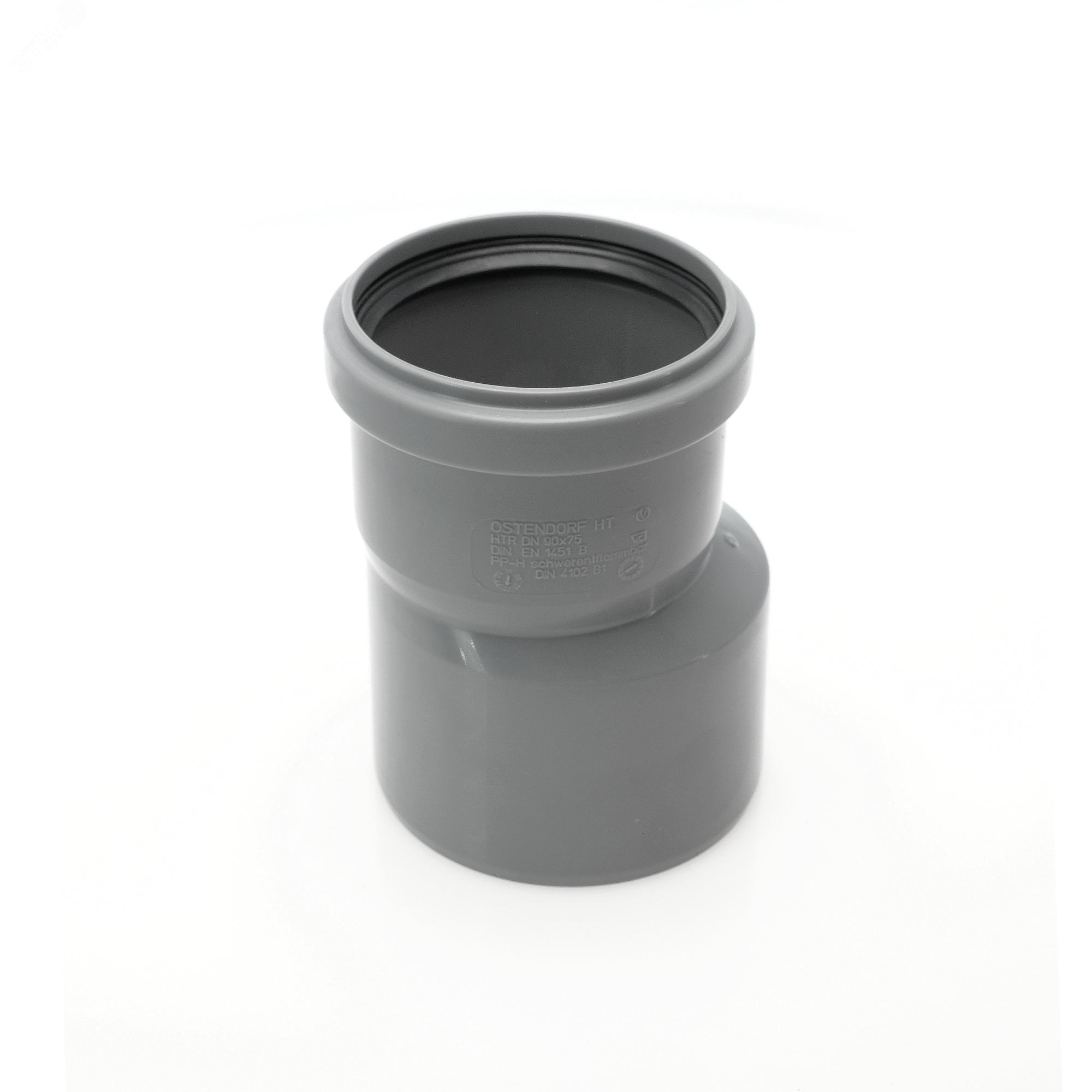 Изображение товара Редукция 90х75 для внутренней канализации от Ostendorf, высокое качество