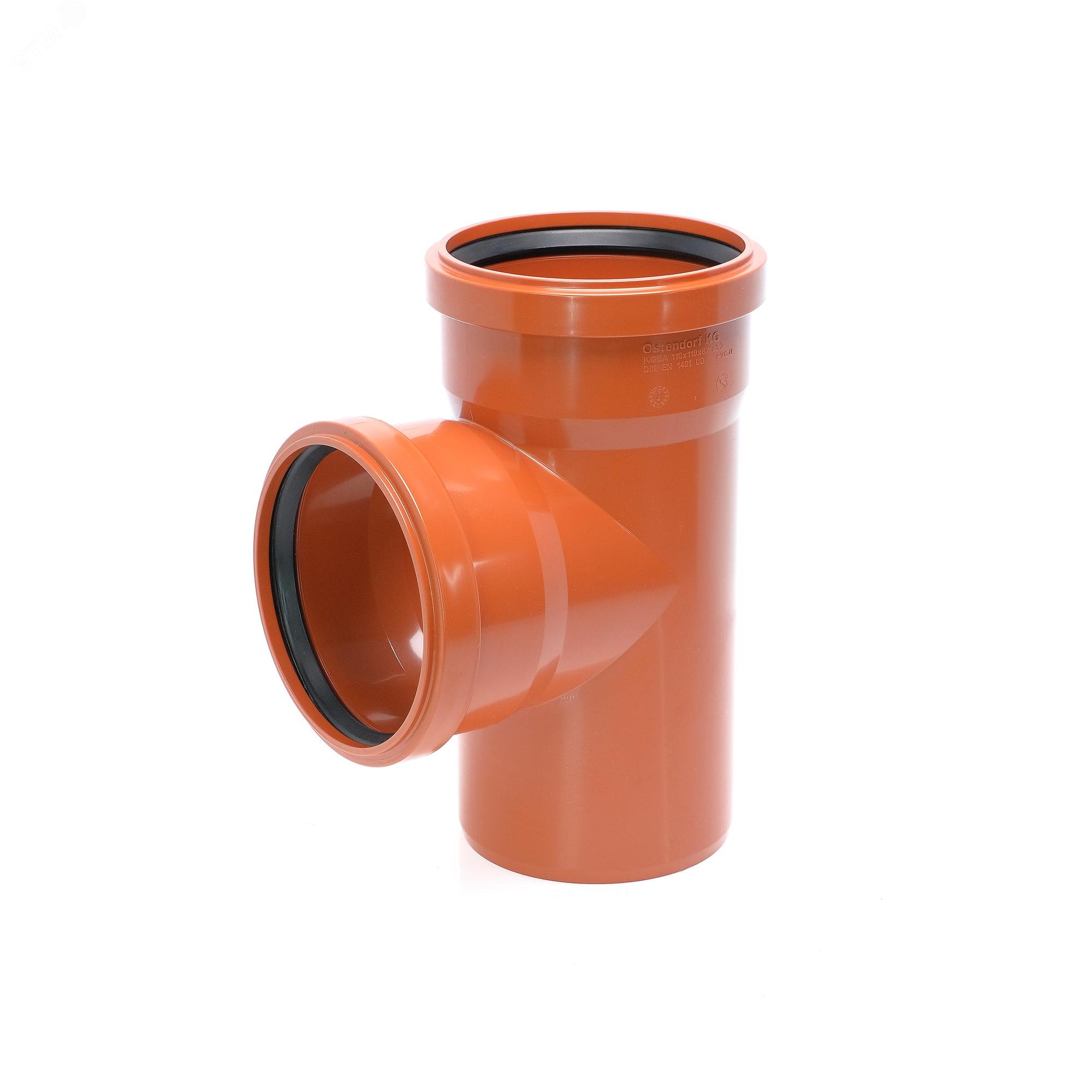 Изображение товара Тройник 110 87 град. для наружной канализации из PVC-U, Ostendorf