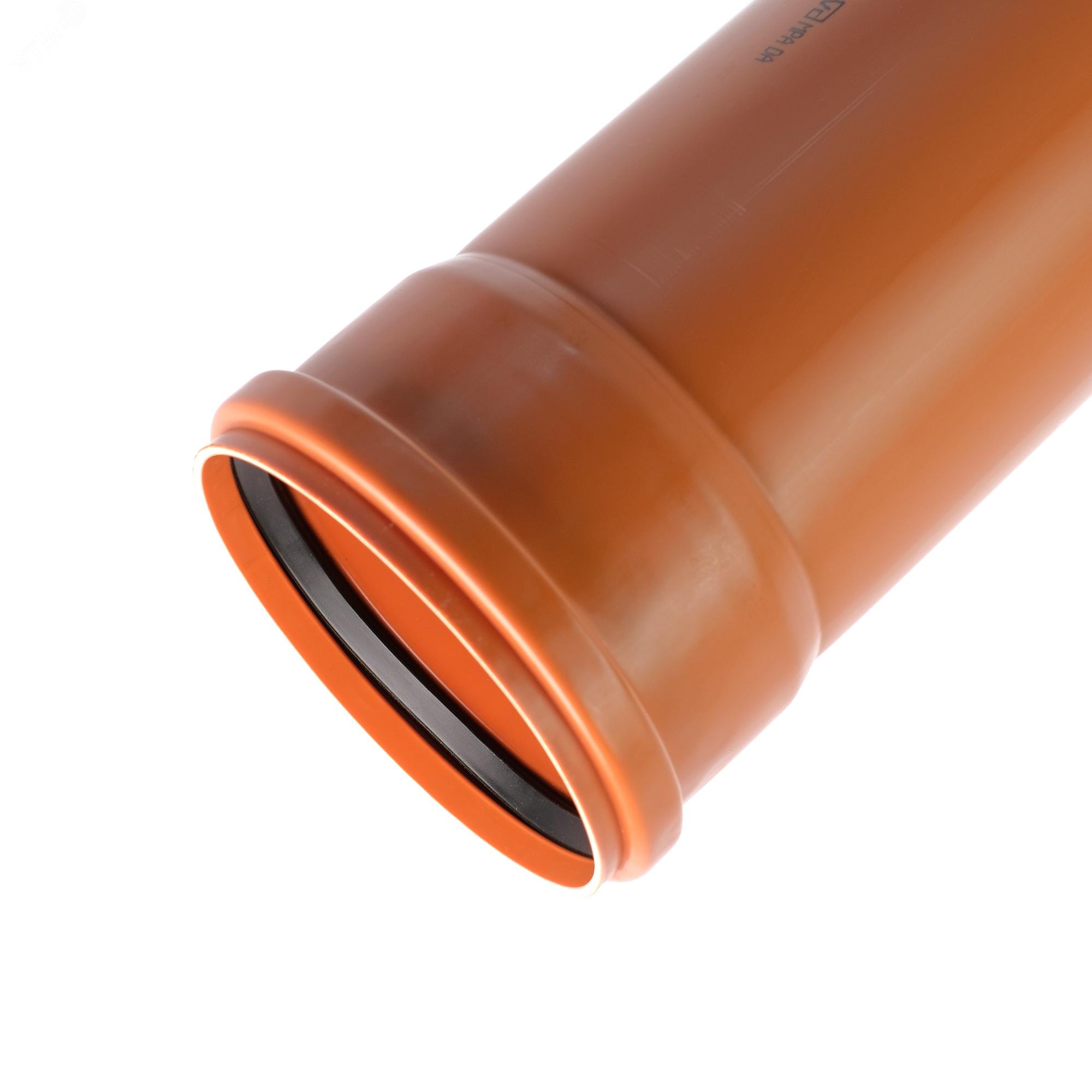 Изображение товара Канализационная труба KGEM 160x3000 мм из PVC-U с раструбным соединением