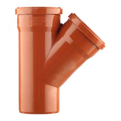 Изображение товара Тройник 160х125 45 град. для наружной канализации из PVC-O