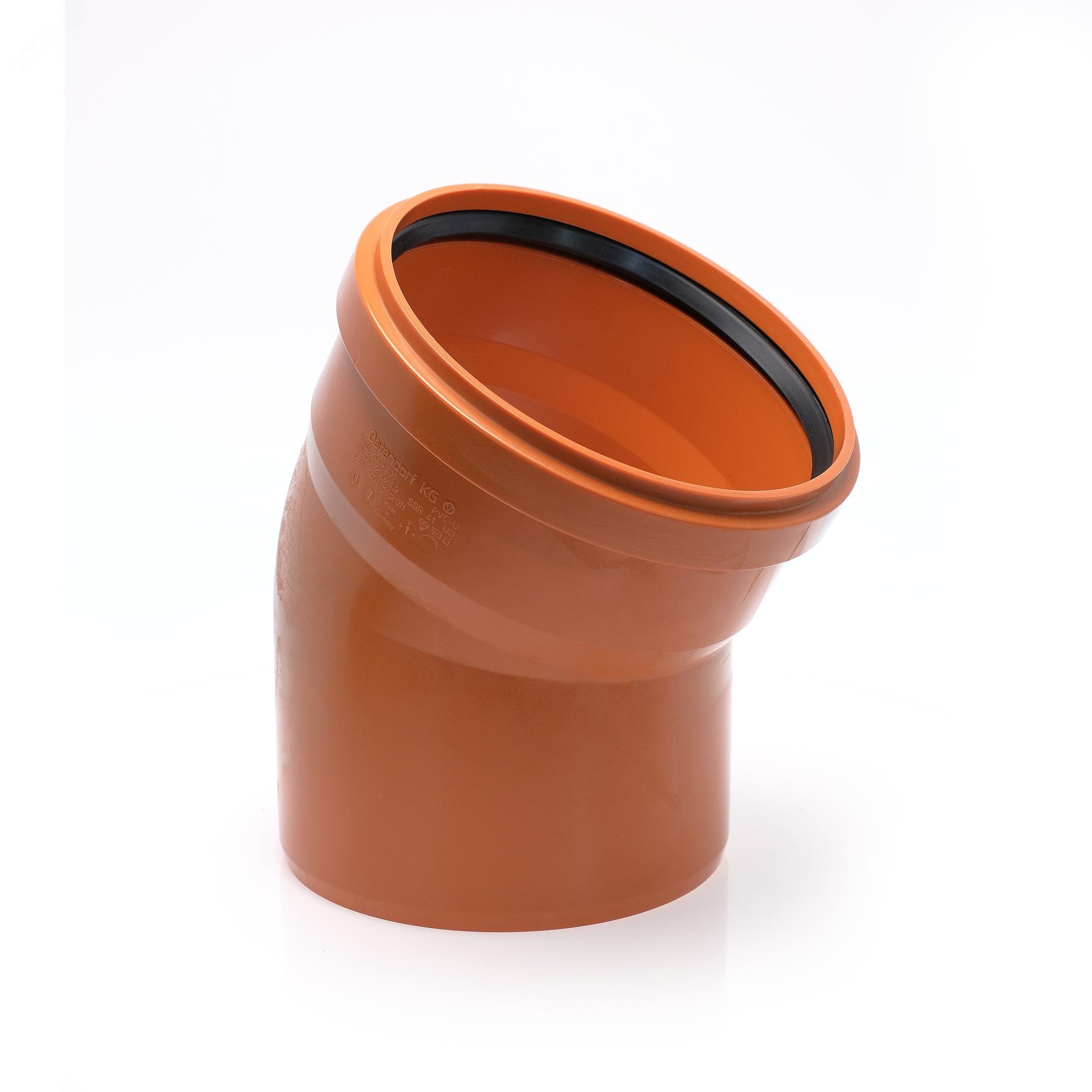 Изображение товара Отвод 200 мм 30 град. для наружной канализации из PVC-Ostendorf