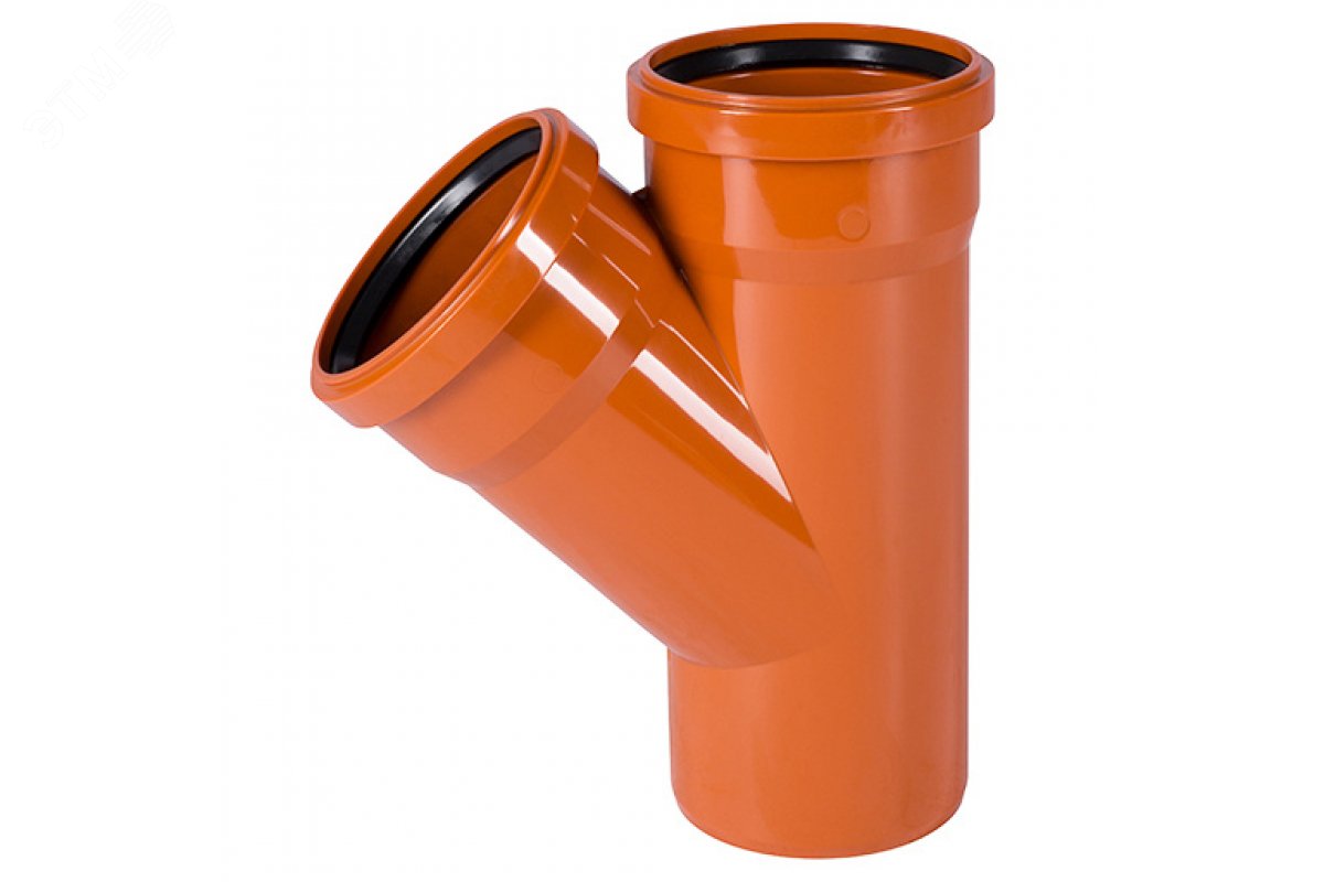 Изображение товара Тройник 315 45 град. для наружной канализации PVC-O
