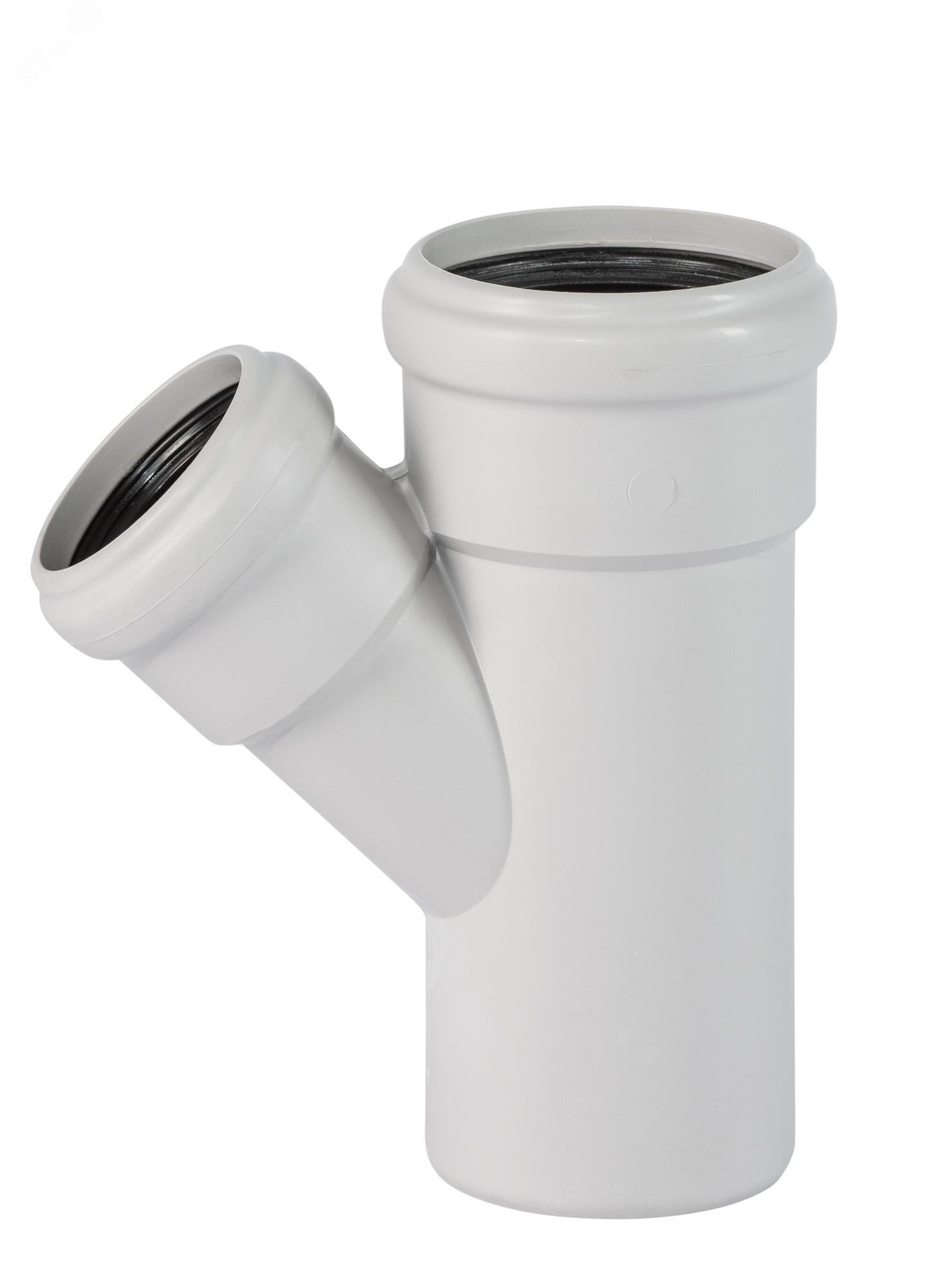 Изображение товара Тройник 75х50 45 град для бесшумной канализации Ostendorf