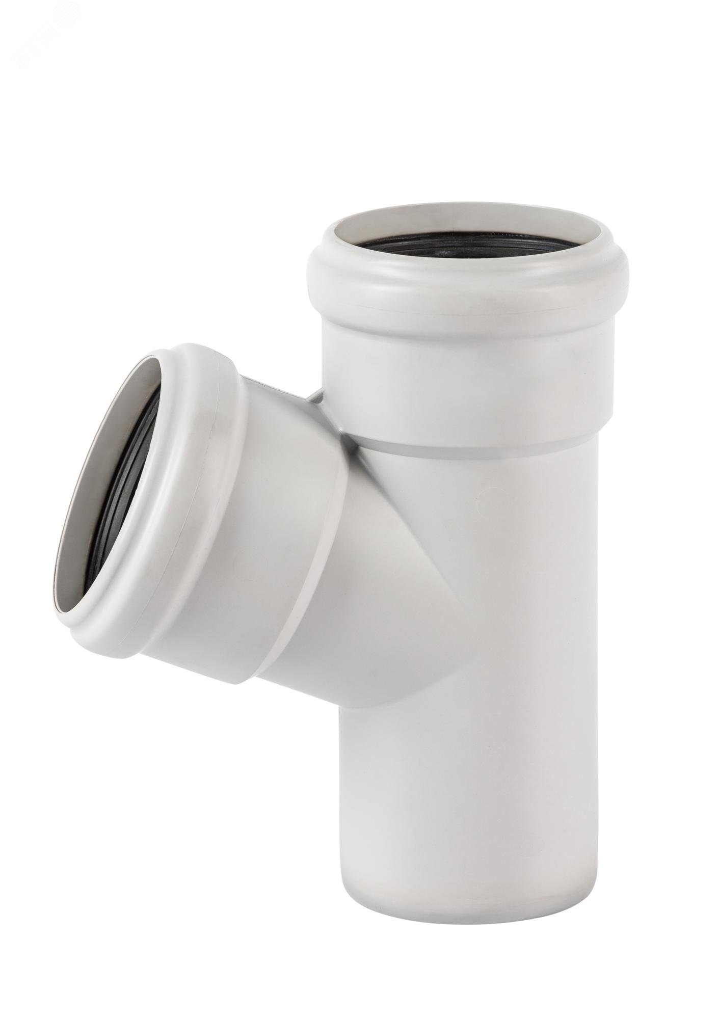 Изображение товара Тройник 75 67 град для бесшумной канализации системы Skolan Safe