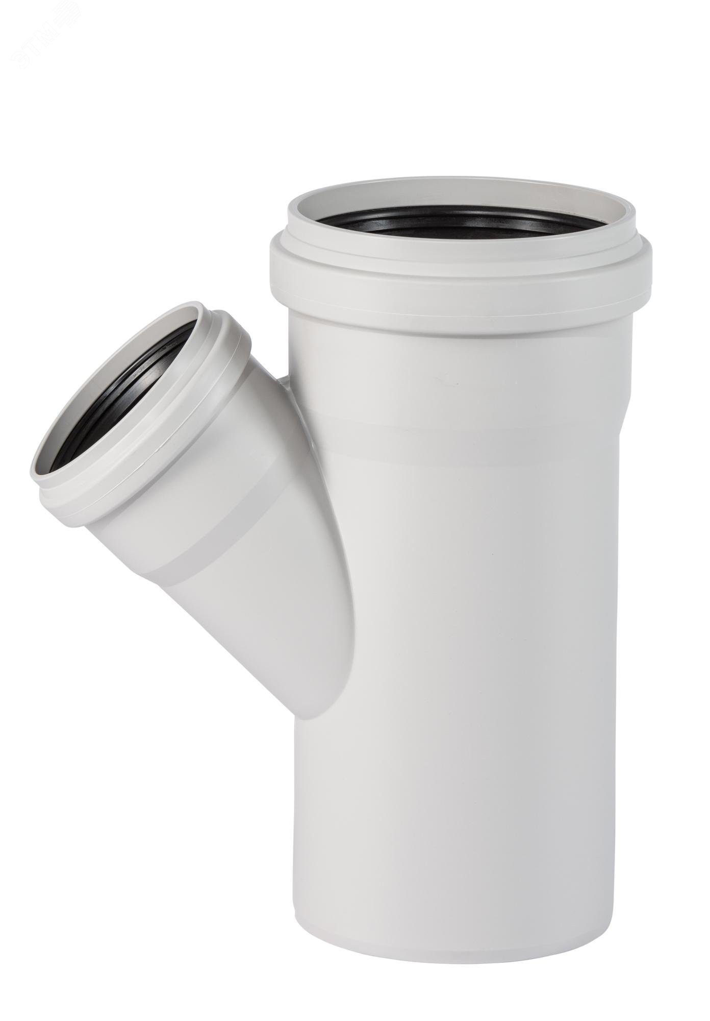 Изображение товара Тройник 160х110 45 град для бесшумной канализации Skolan Safe