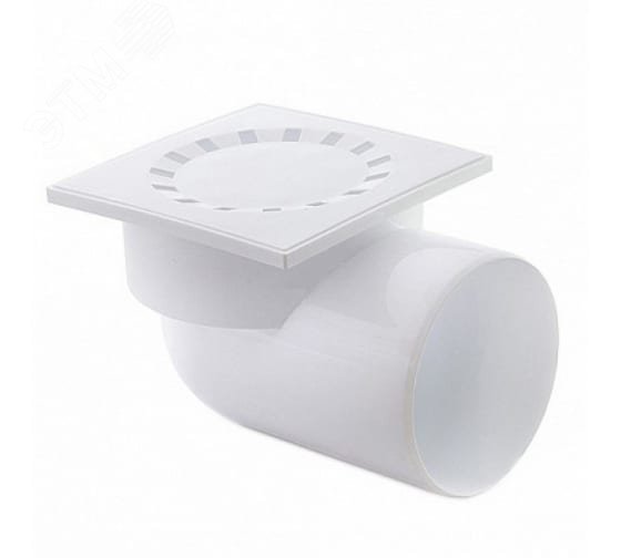 Изображение товара Трап горизонтальный 150х150 ПП с затвором для внутренней канализации 110 мм Ostendorf