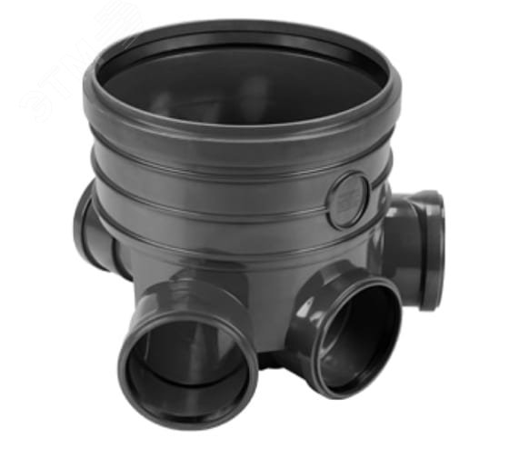 Изображение товара Днище колодца тип 400 три входа один выход 160 мм Ostendorf Польша