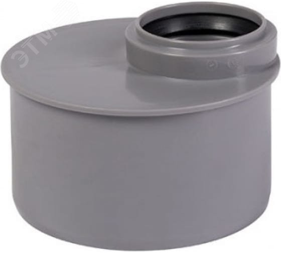 Изображение товара Переход 90x50 короткий эксцентрический канализационный для внутренней системы труб