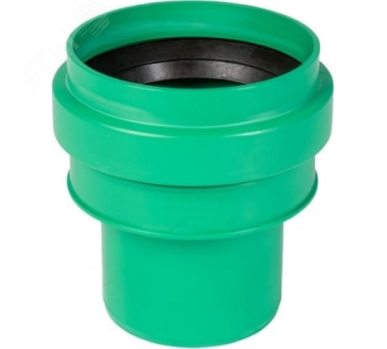 Изображение товара Переход 160 мм ПП на гладкий конец бетонной трубы с уплотнением