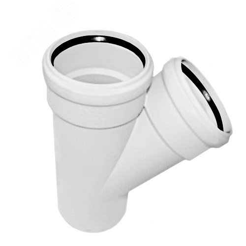 Изображение товара Тройник 90х50 45 град для бесшумной канализации Ostendorf