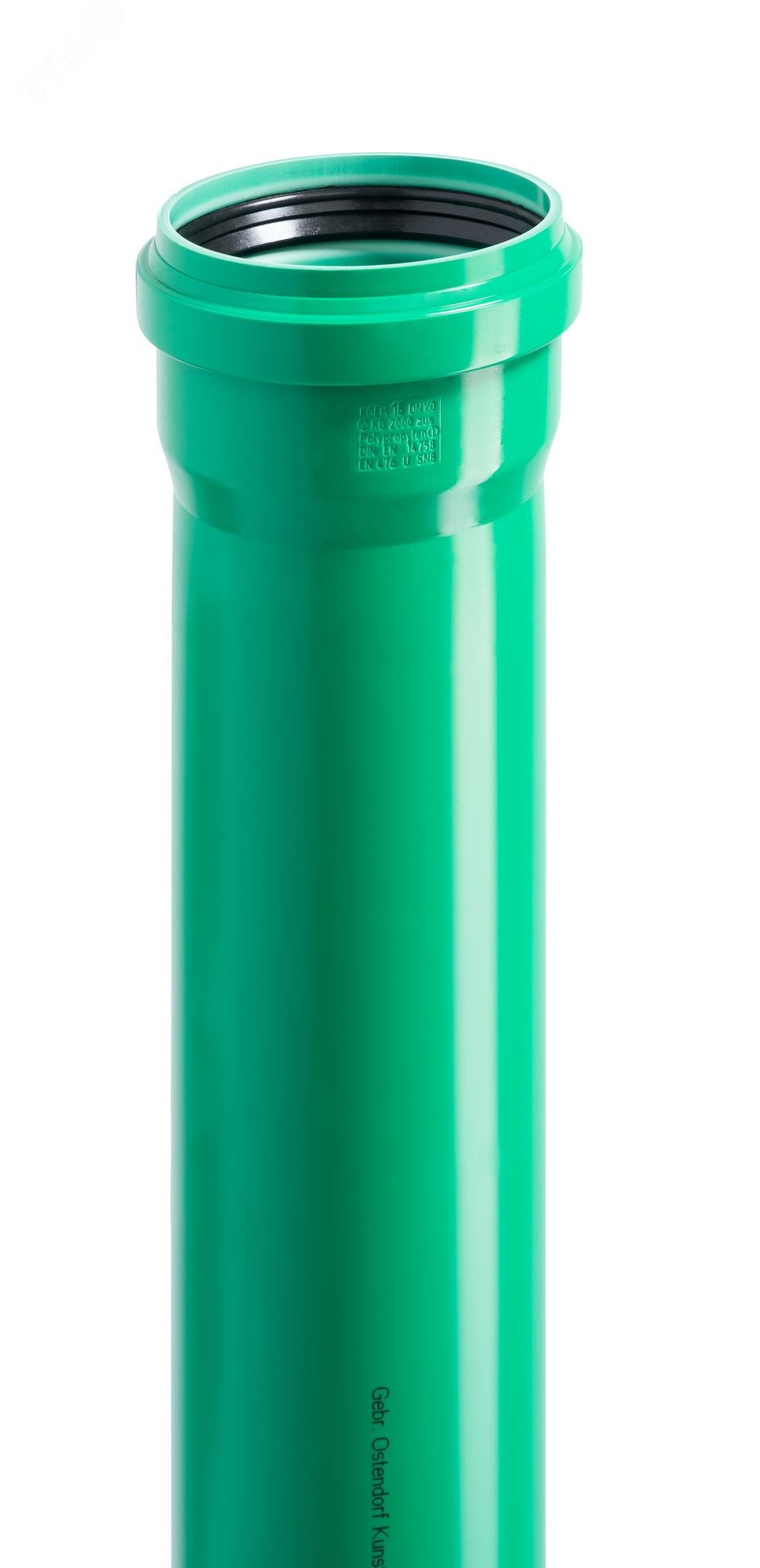 Изображение товара Канализационная труба 160x1000 мм KG2000EM SN10