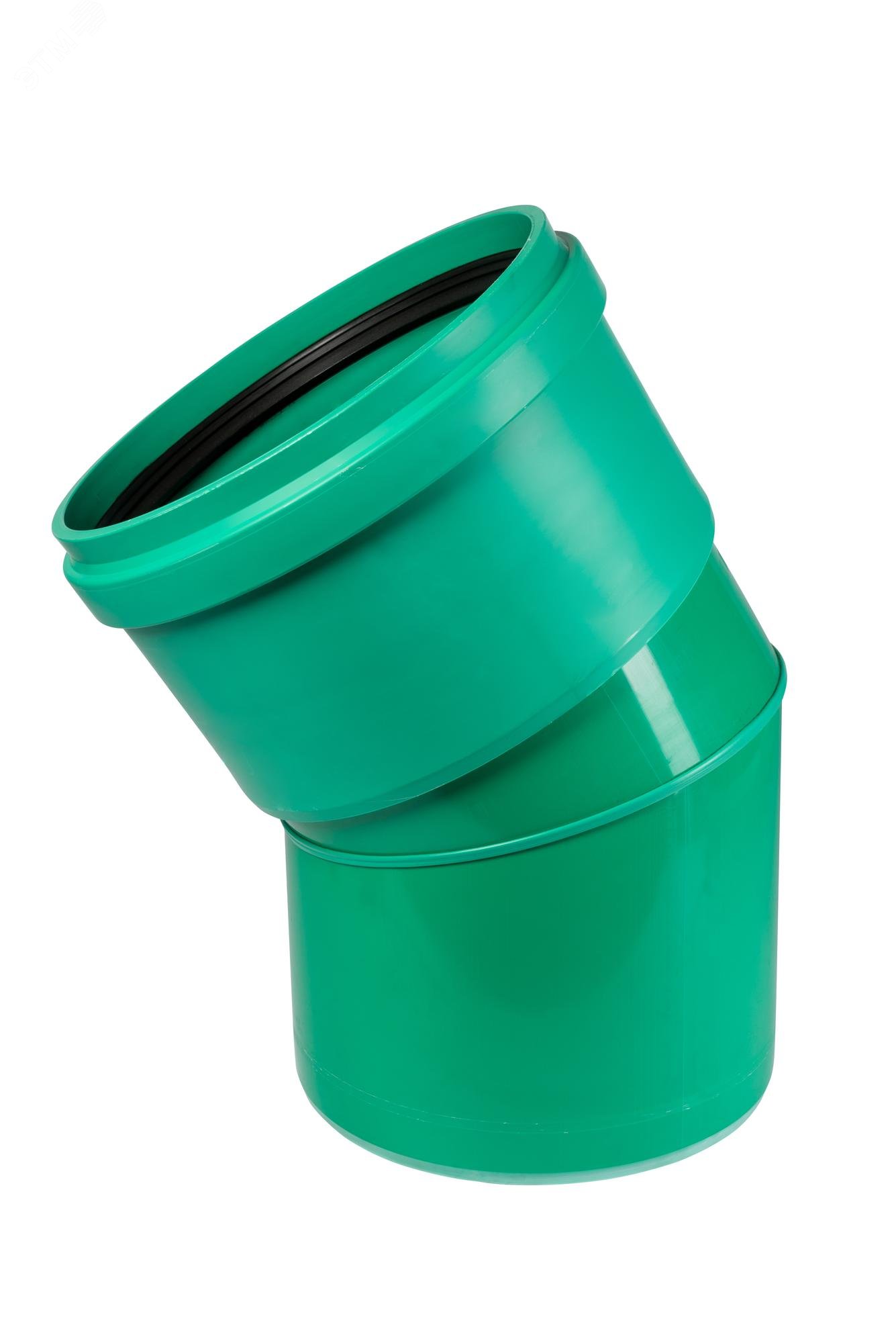 Изображение товара Отвод канализационный KG 2000 500 мм 30 градусов из полипропилена