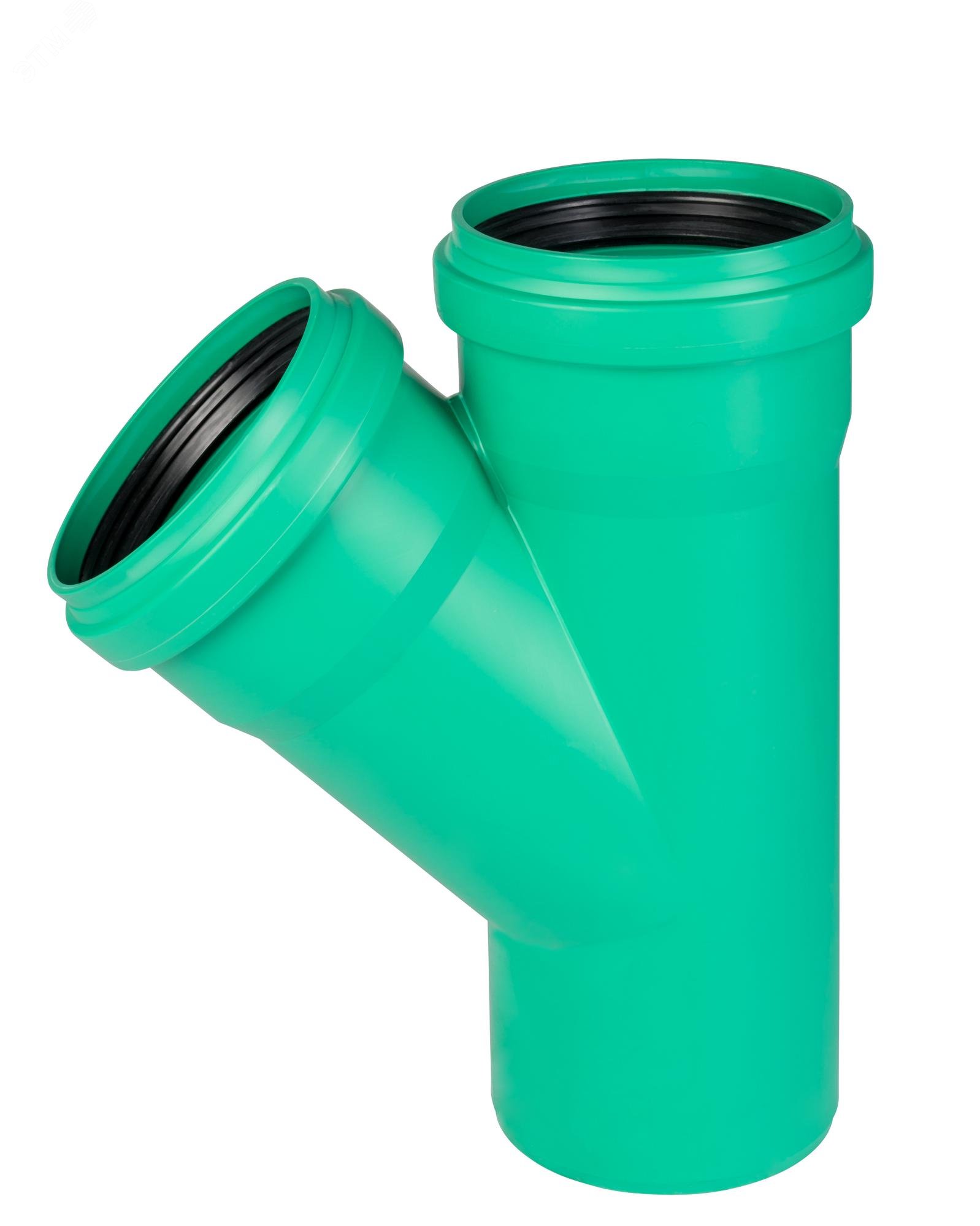 Изображение товара Тройник 160 45 град. для канализации из полипропилена KG 2000 Ostendorf