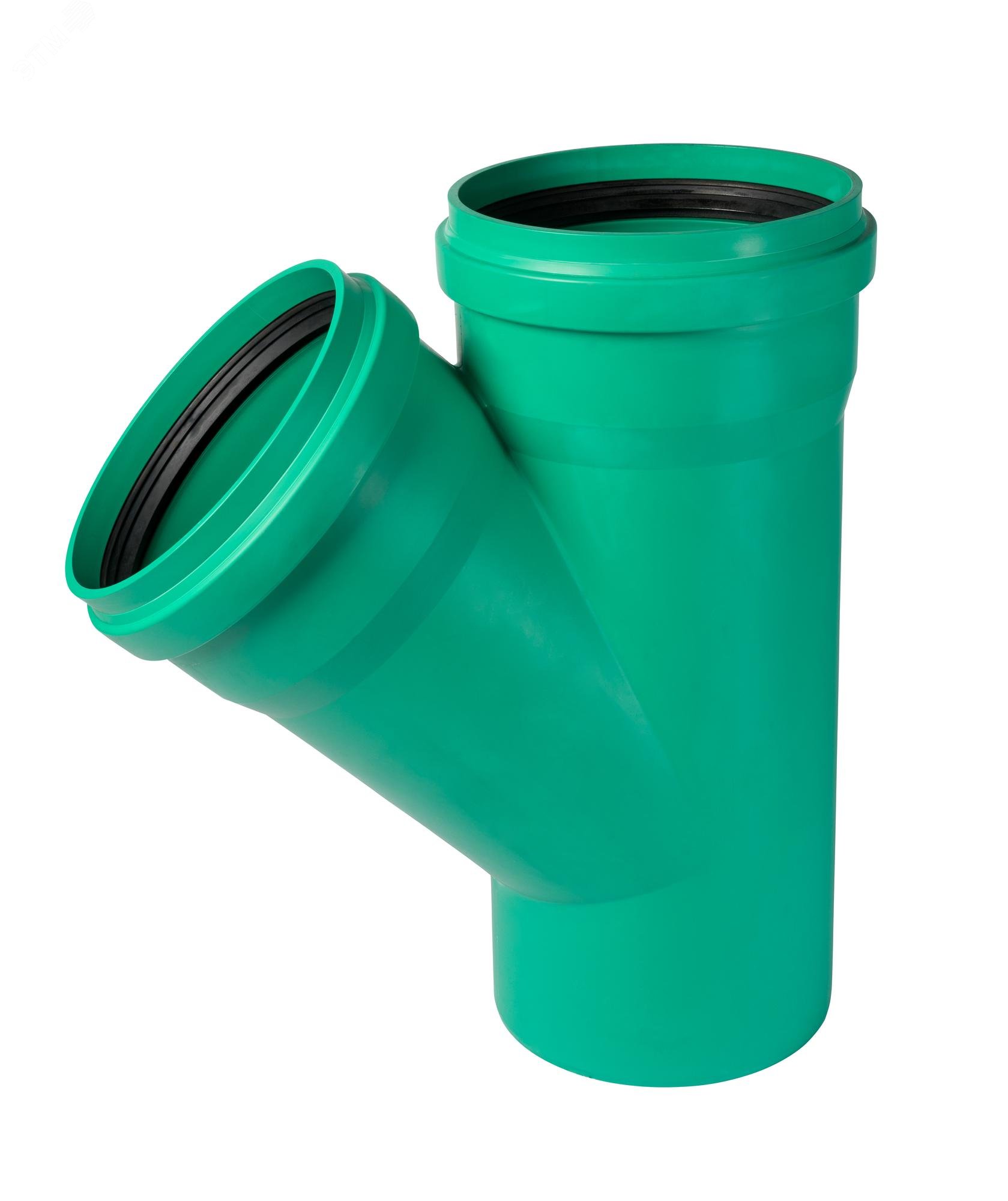 Изображение товара Тройник 315 45 град. для ливневой канализации Ostendorf