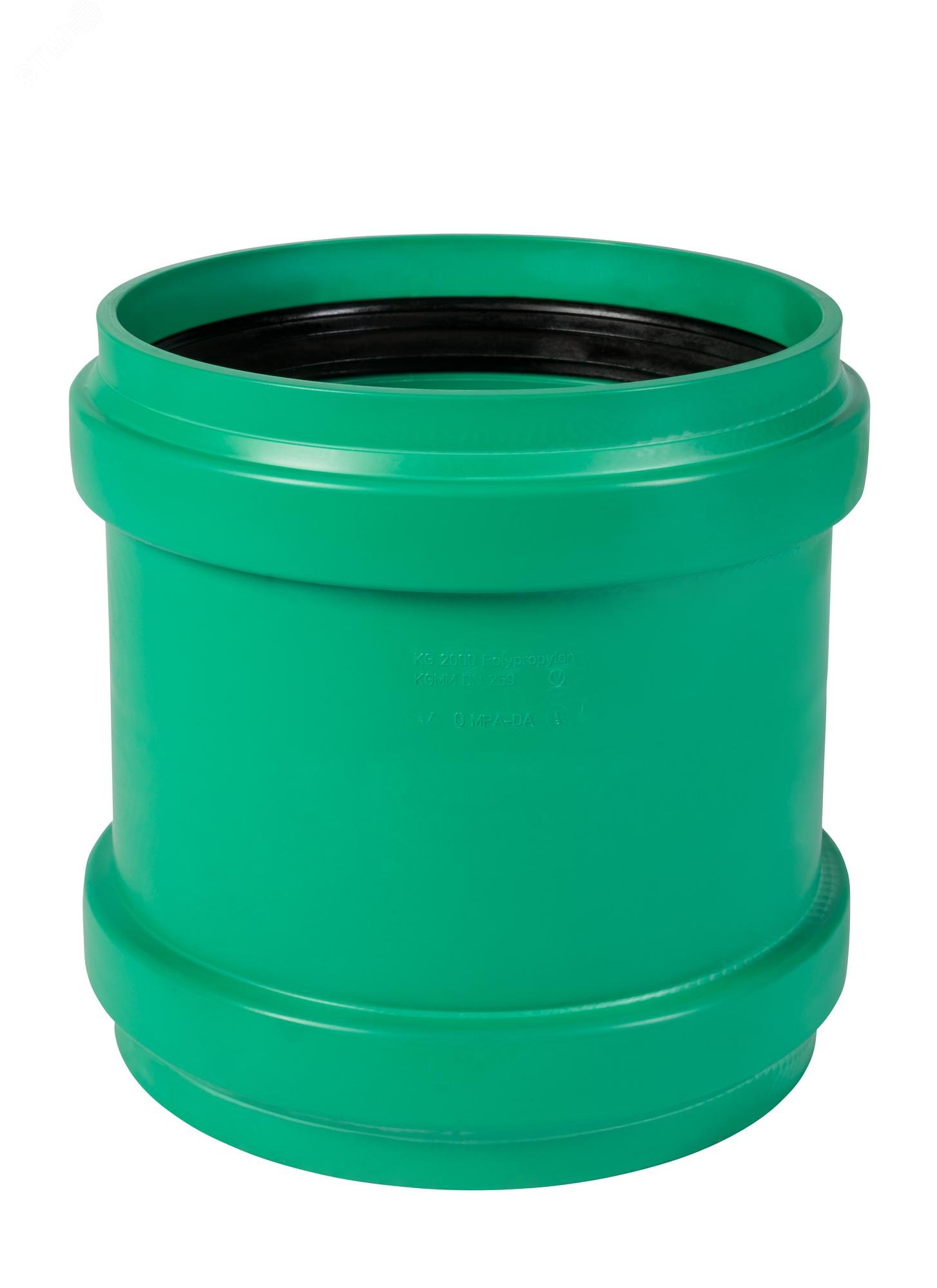 Изображение товара Муфта двойная 250 мм для ливневой канализации KG 2000 из полипропилена Германия