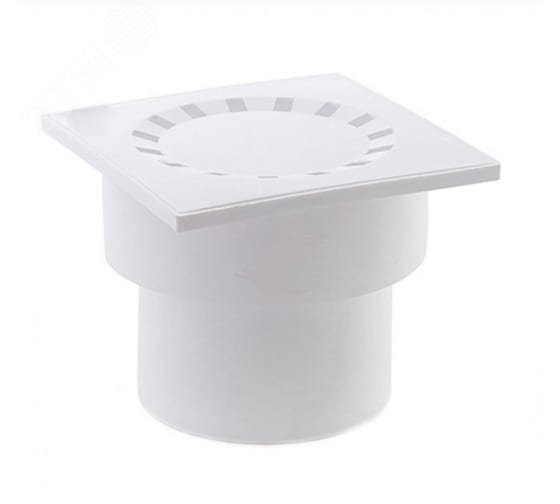 Изображение товара Трап вертикальный 150х150 ПП для внутренней канализации 110 мм (шт)