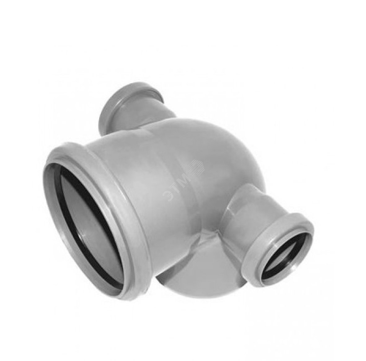 Отвод комбинированный канализационный с дополнительными входами слева и ...