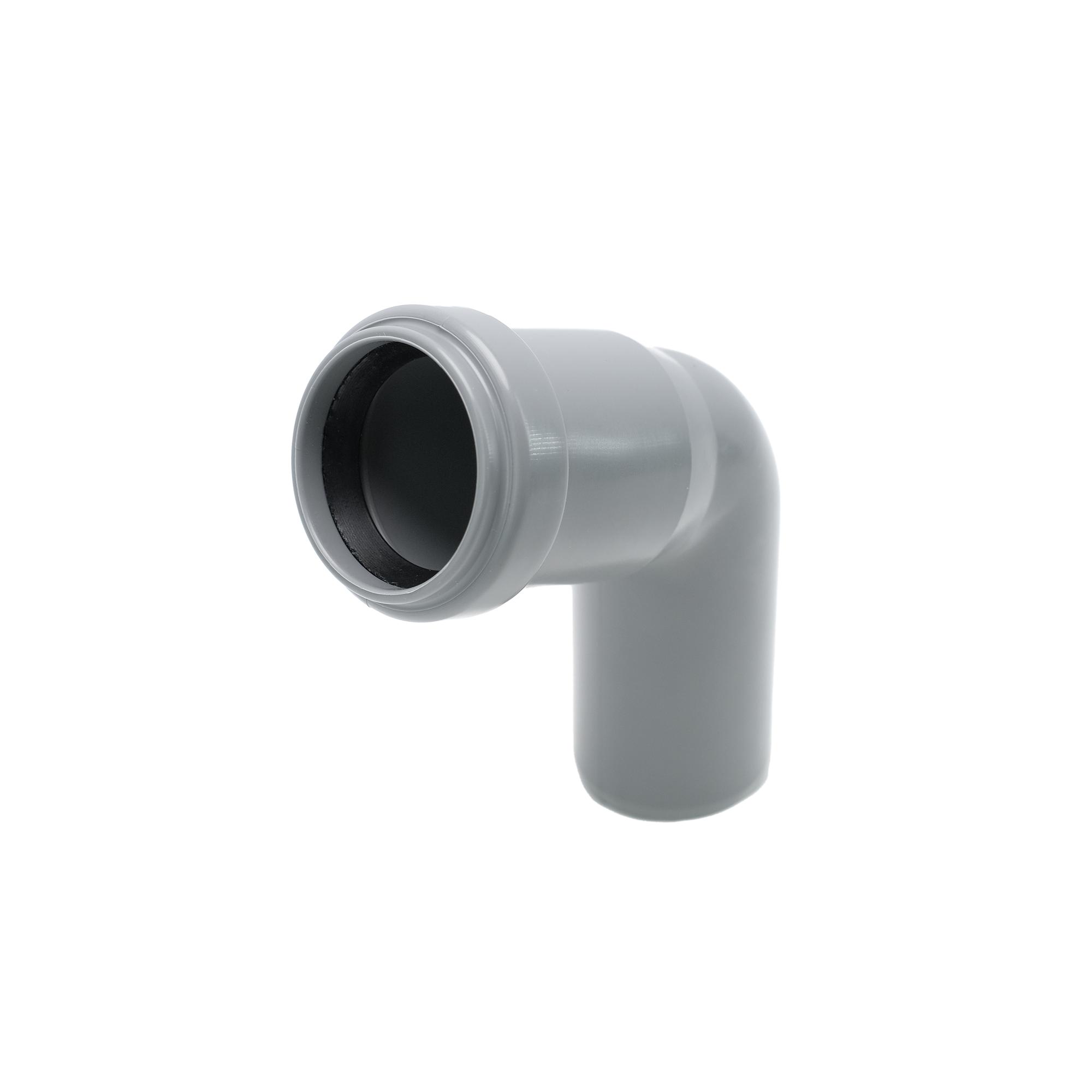 Отвод 32 67 град, для внутренней канализации, серый