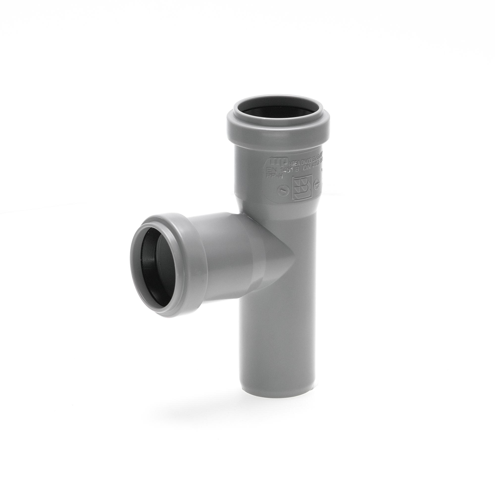 Тройник 32 87 град, канализационный