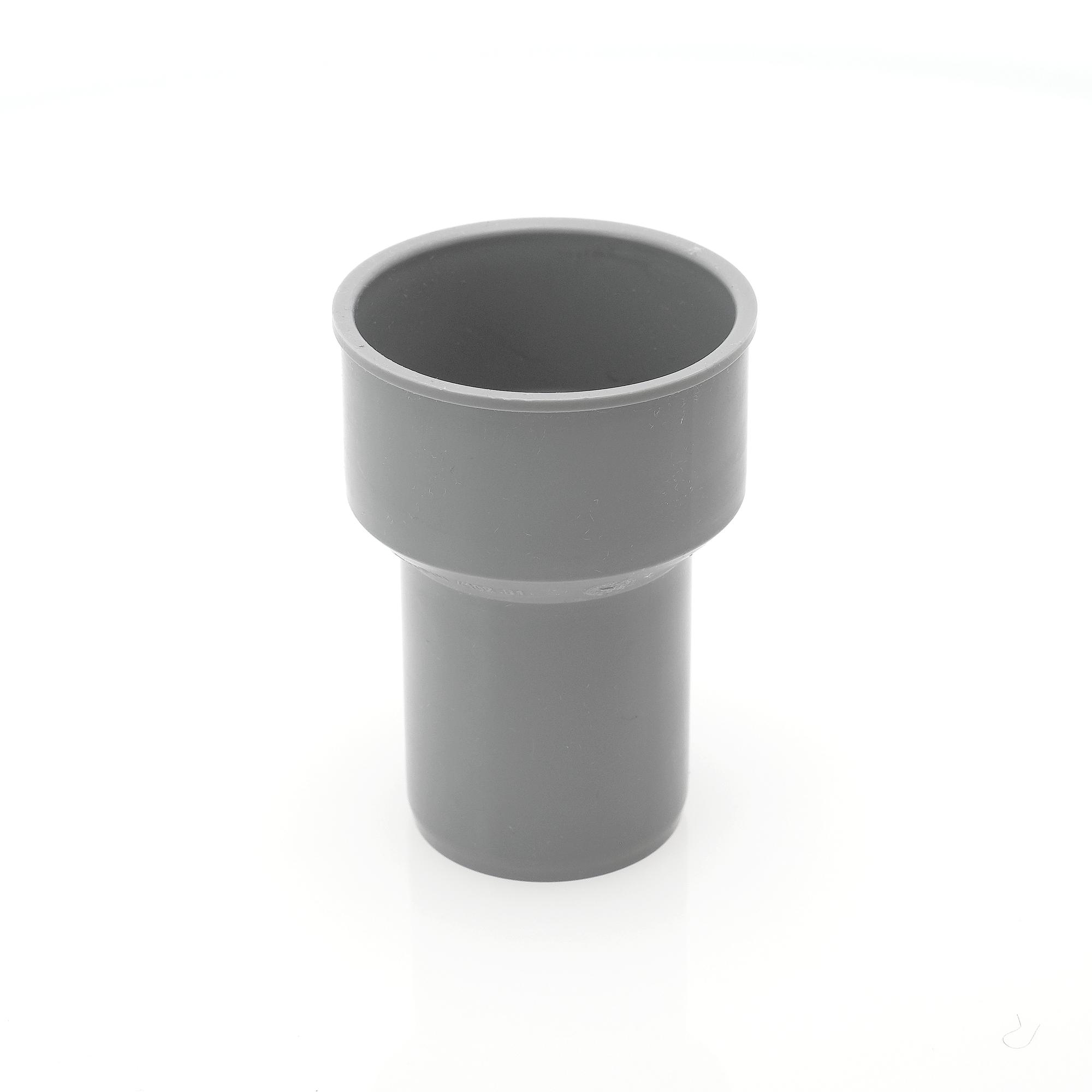 Переходник 50 на чугун, без сальников, тапер для внутренней канализации