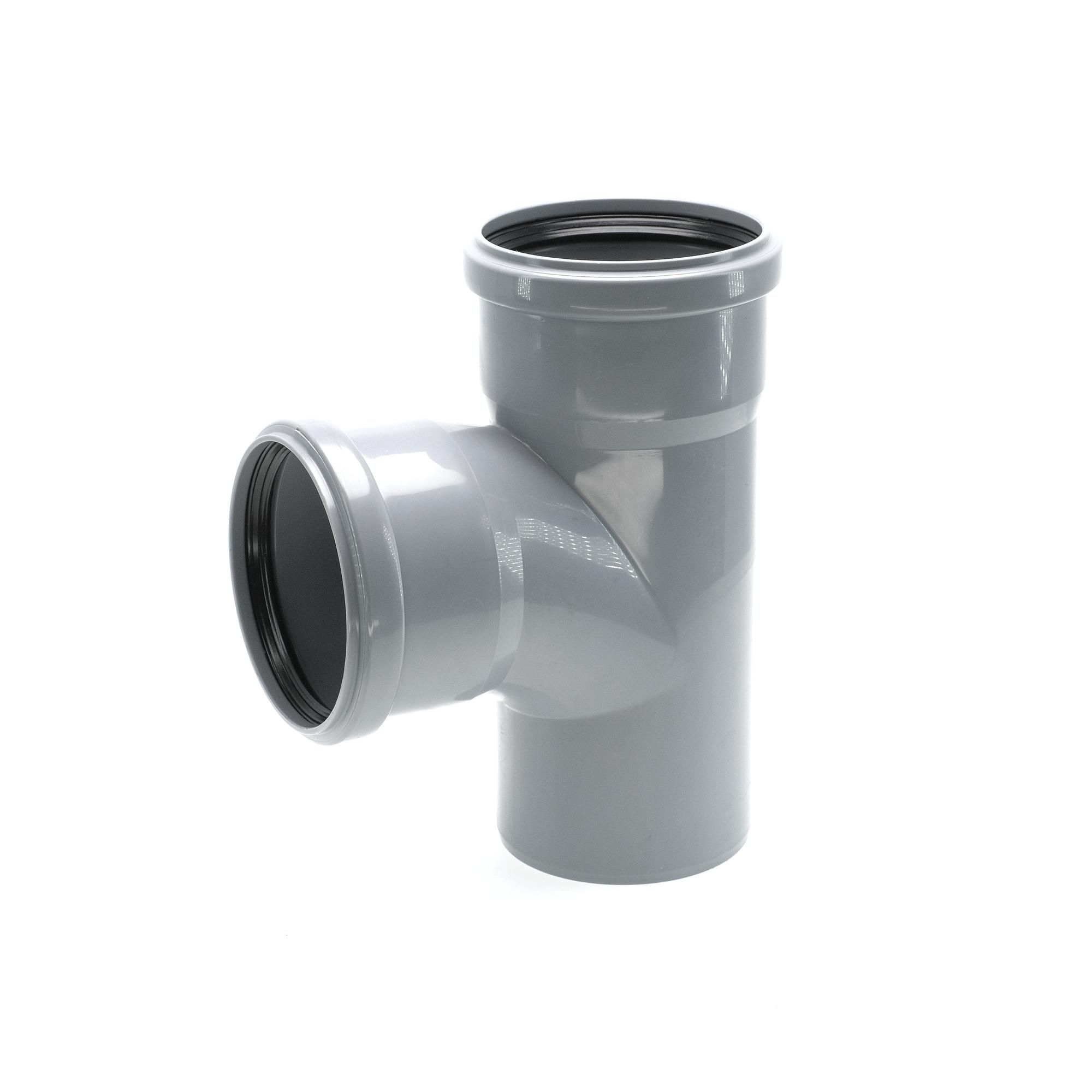 Тройник 90 87 град, канализационный