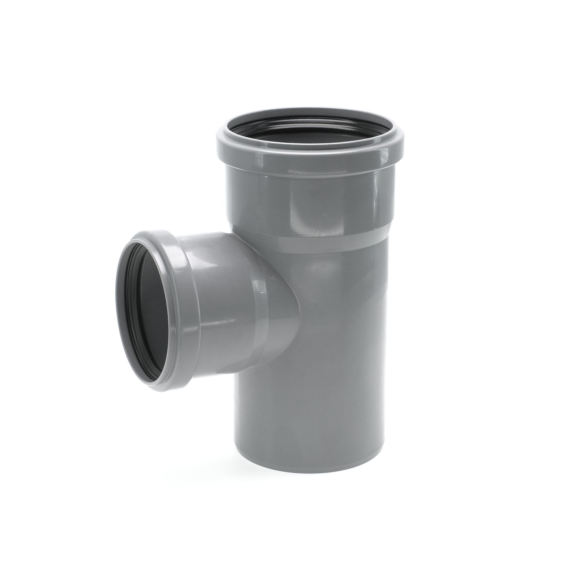 Тройник 90х75 87 град, канализационный