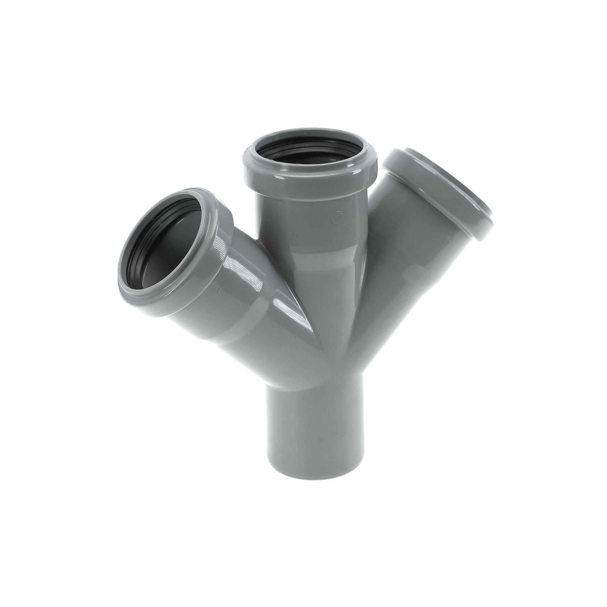 Крестовина 50 45 град, канализационная