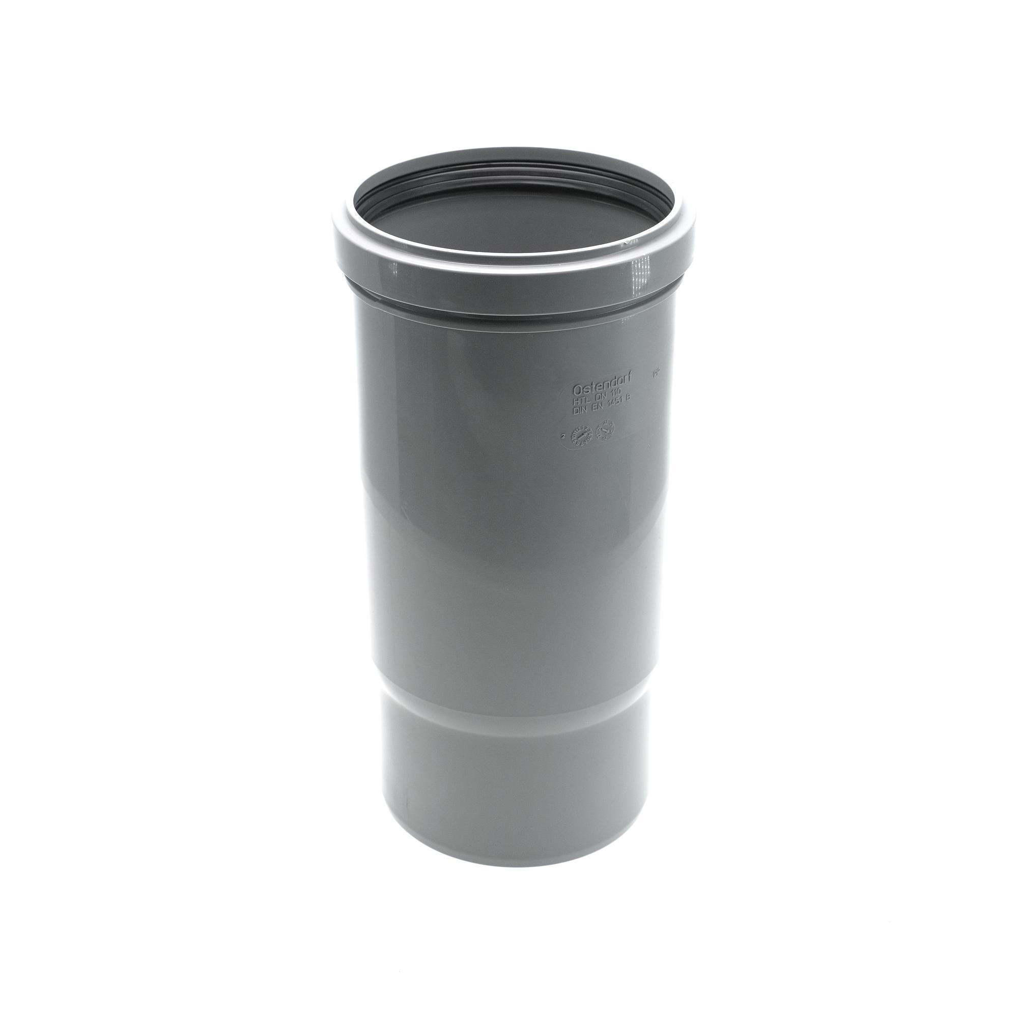 Патрубок 110 мм компенсационный, серый