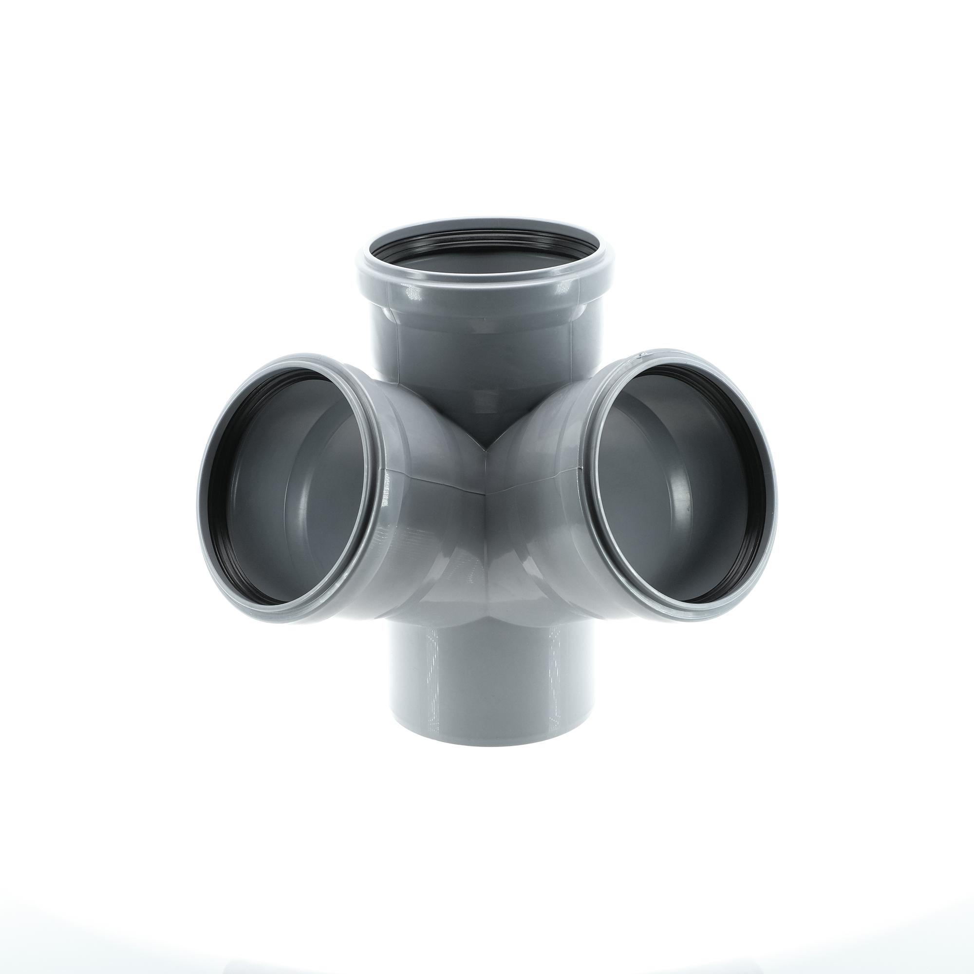 Крестовина 110 67 град двухплоскостная, канализационная