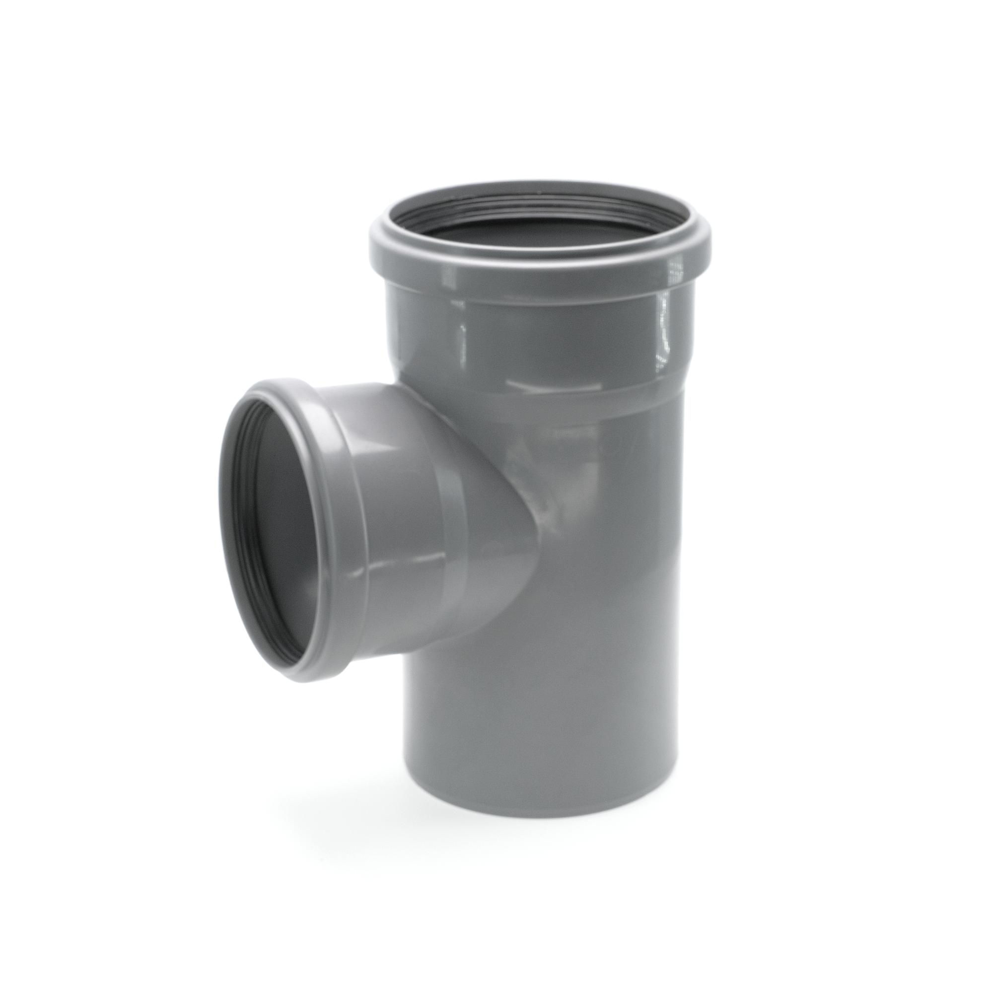 Тройник 125х110 87 град, канализационный